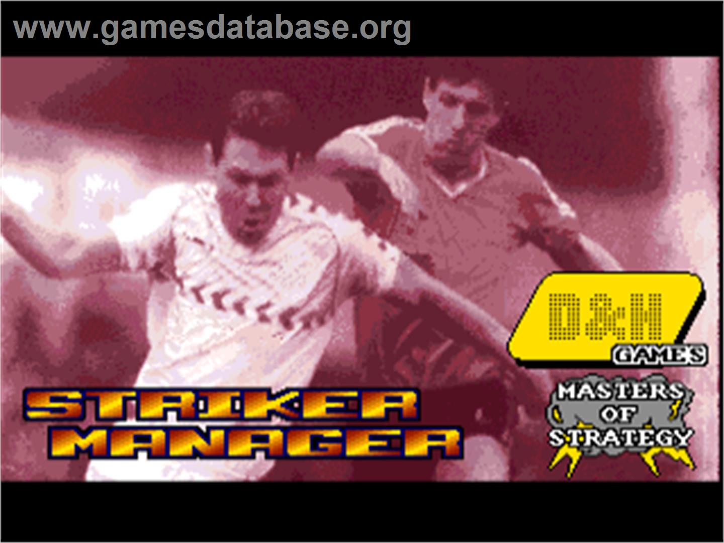 Striker Manager - Commodore Amiga - Artwork - Title Screen