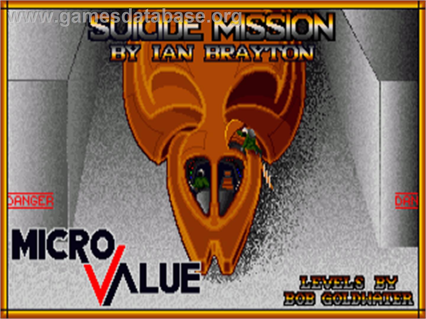 Suicide Mission - Commodore Amiga - Artwork - Title Screen