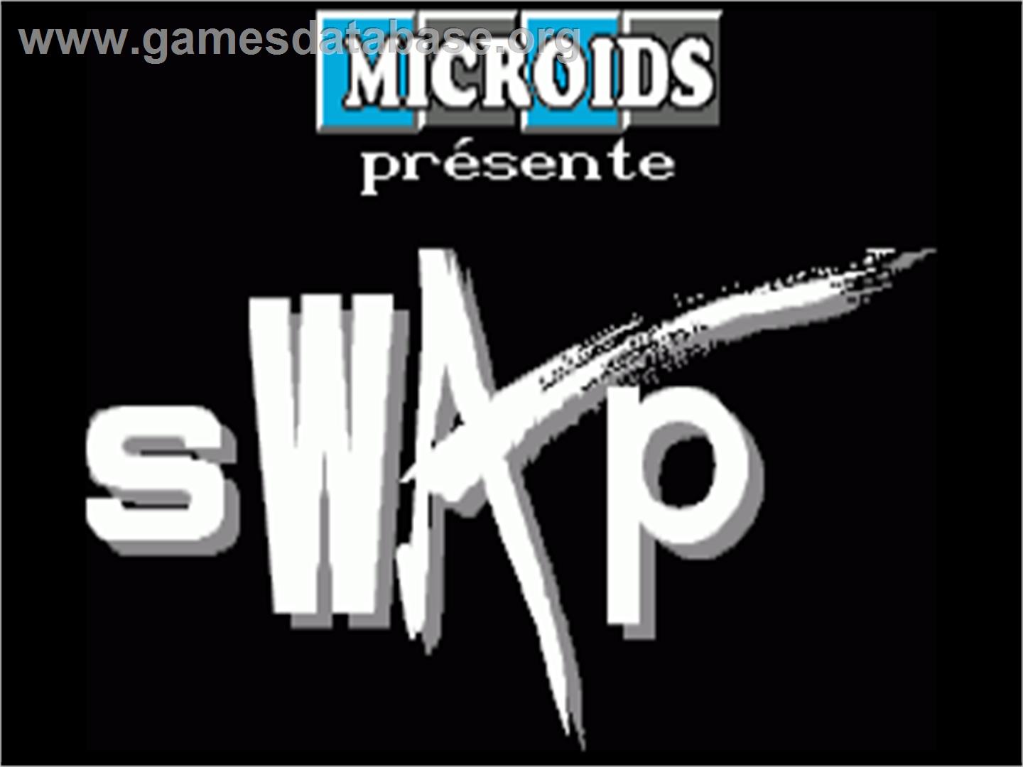 Swap - Commodore Amiga - Artwork - Title Screen