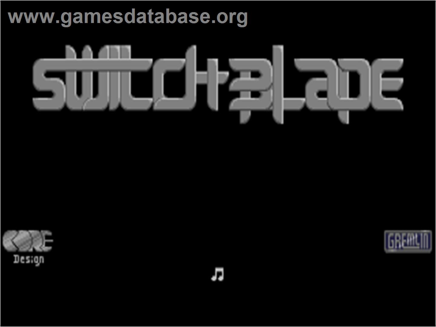 Switchblade - Commodore Amiga - Artwork - Title Screen
