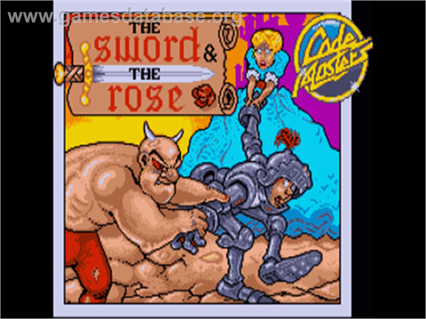Sword And The Rose, The - Commodore Amiga - Artwork - Title Screen