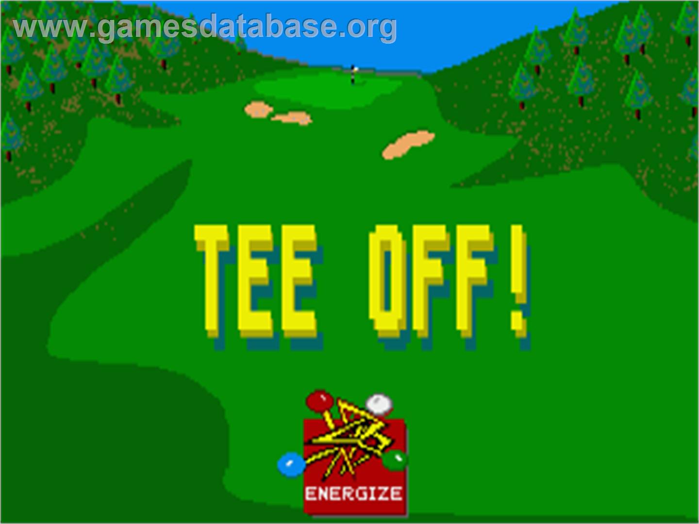 Tee Off - Commodore Amiga - Artwork - Title Screen