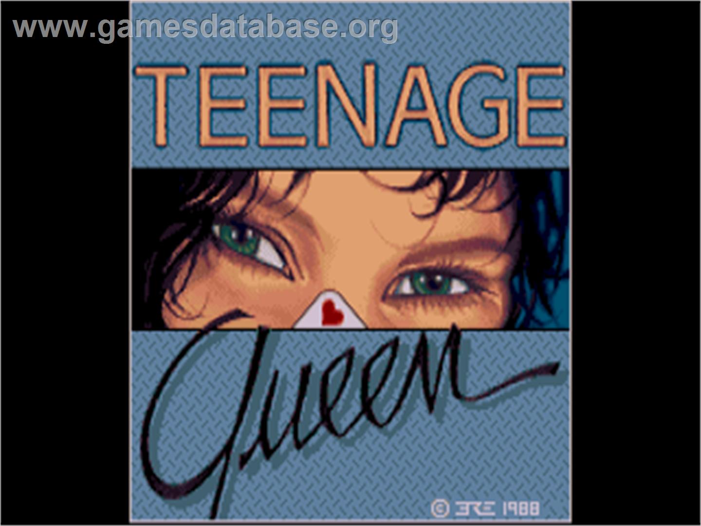 Teenage Queen - Commodore Amiga - Artwork - Title Screen