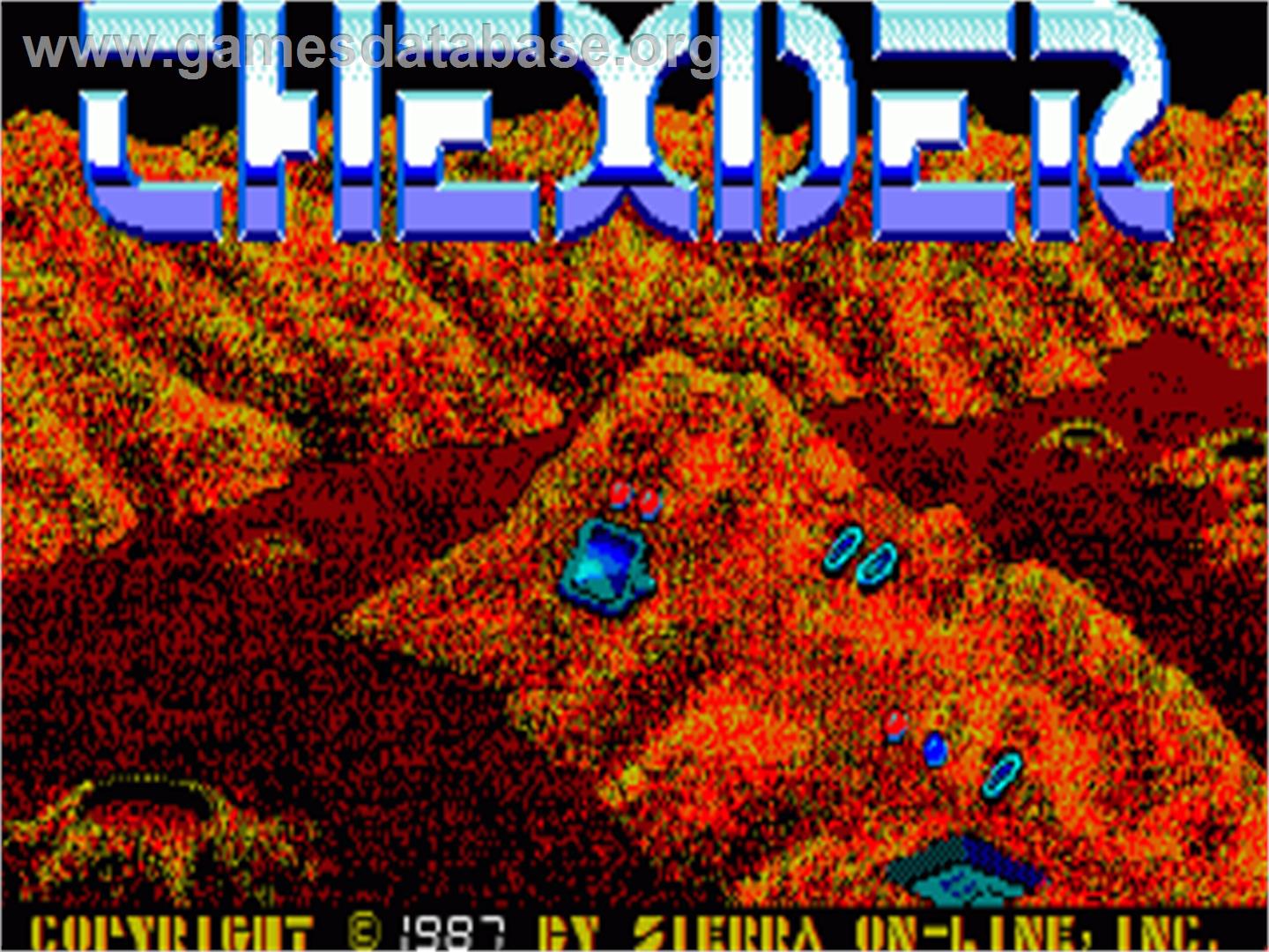 Thexder - Commodore Amiga - Artwork - Title Screen