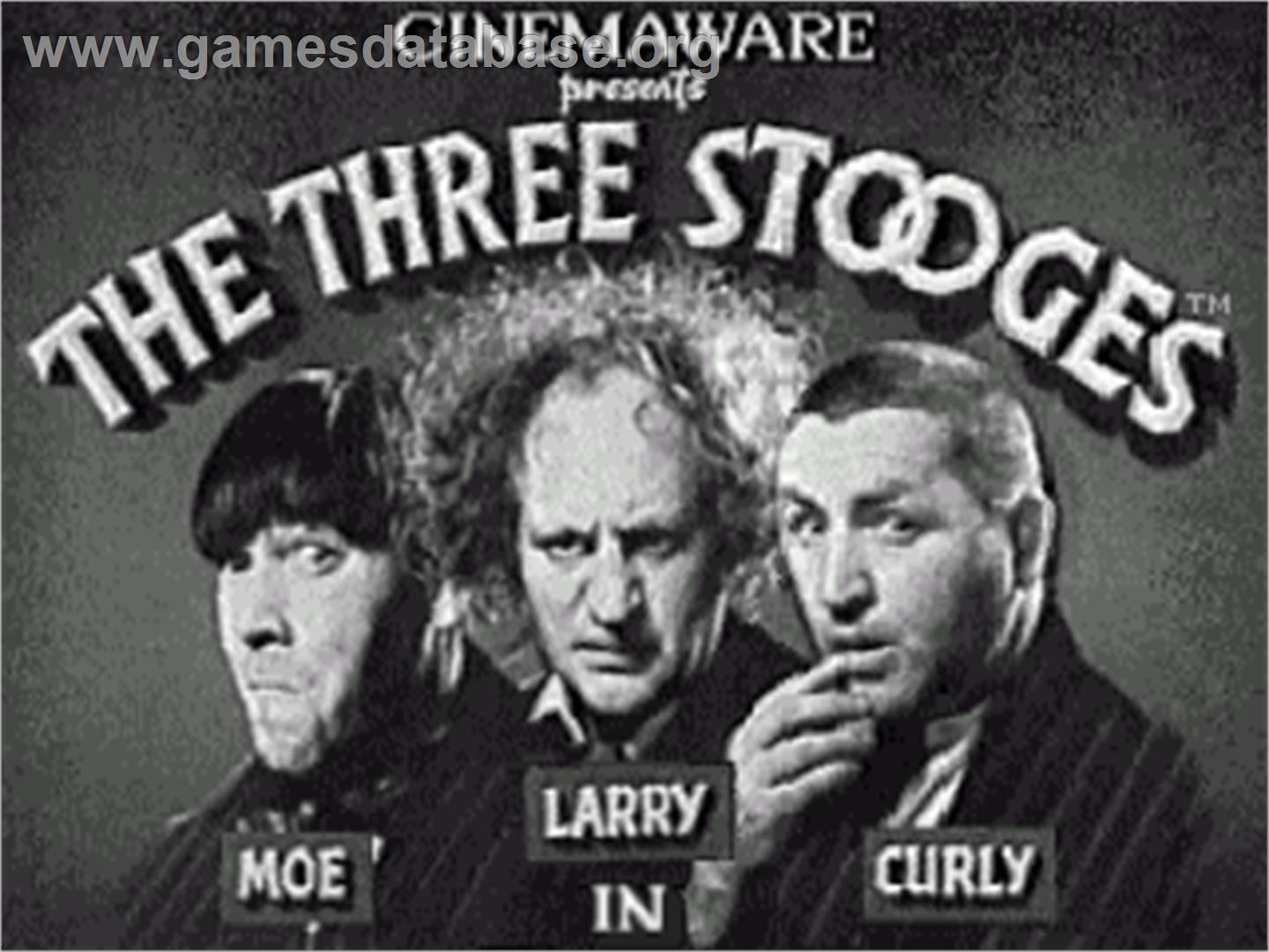 Three Stooges, The - Commodore Amiga - Artwork - Title Screen