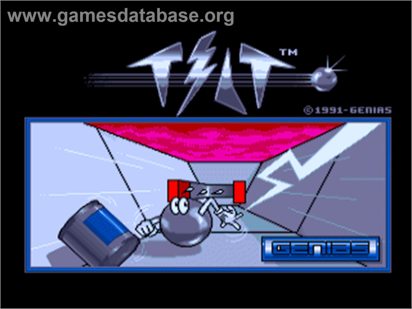 Tilt - Commodore Amiga - Artwork - Title Screen