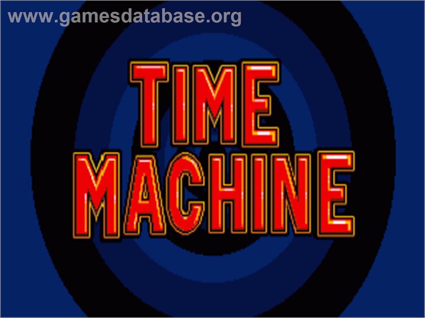 Time Machine - Commodore Amiga - Artwork - Title Screen