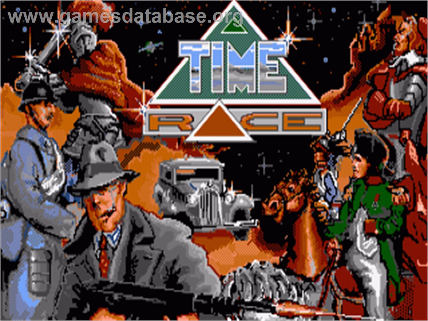Time Race - Commodore Amiga - Artwork - Title Screen