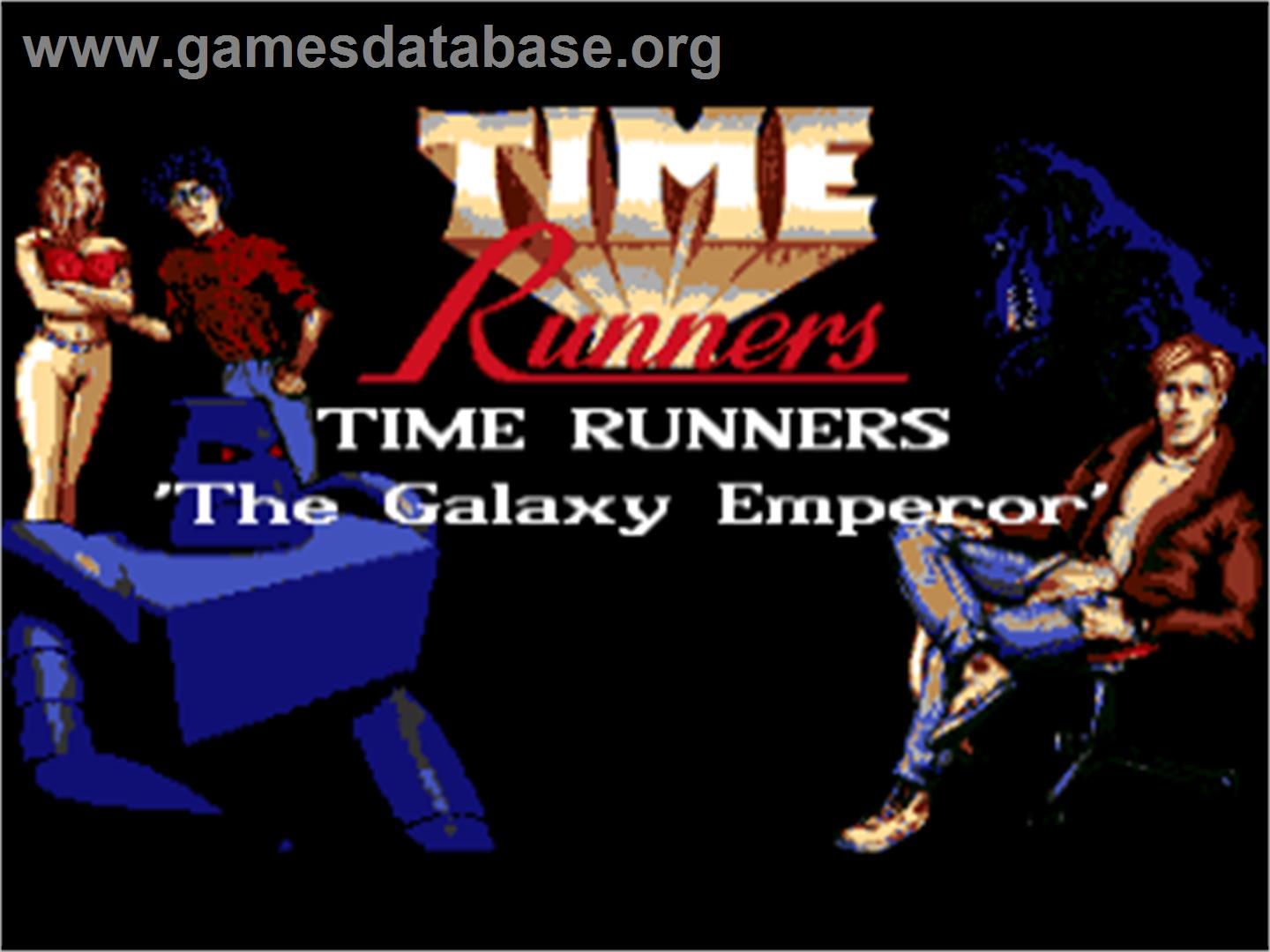Time Runners 16 - The Galaxy Emperor - Commodore Amiga - Artwork - Title Screen