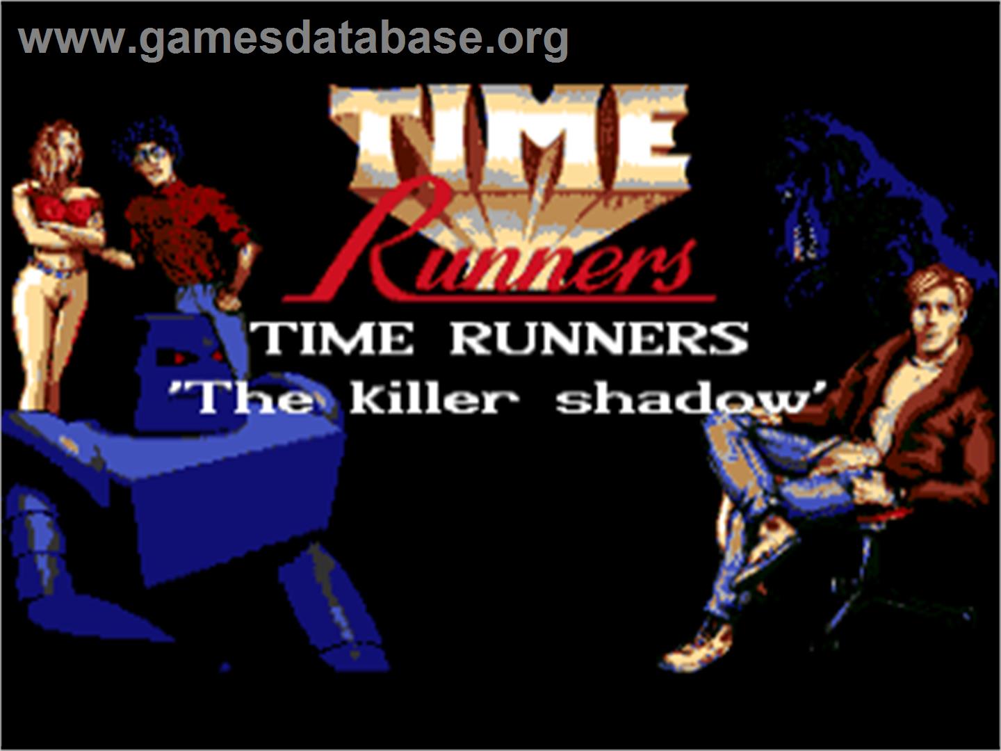 Time Runners 18 - The Killer Shadow - Commodore Amiga - Artwork - Title Screen