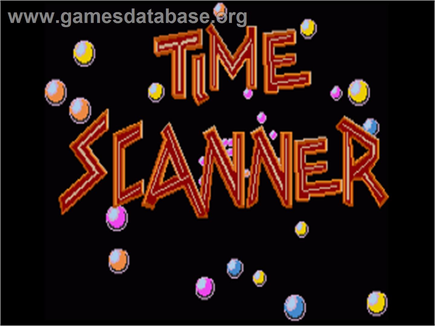Time Scanner - Commodore Amiga - Artwork - Title Screen