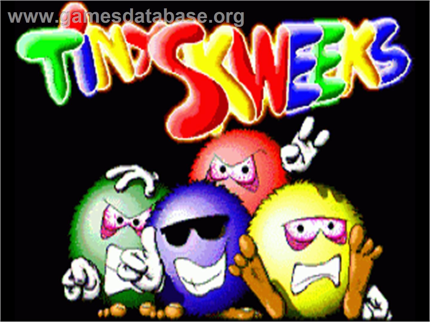 Tiny Skweeks - Commodore Amiga - Artwork - Title Screen