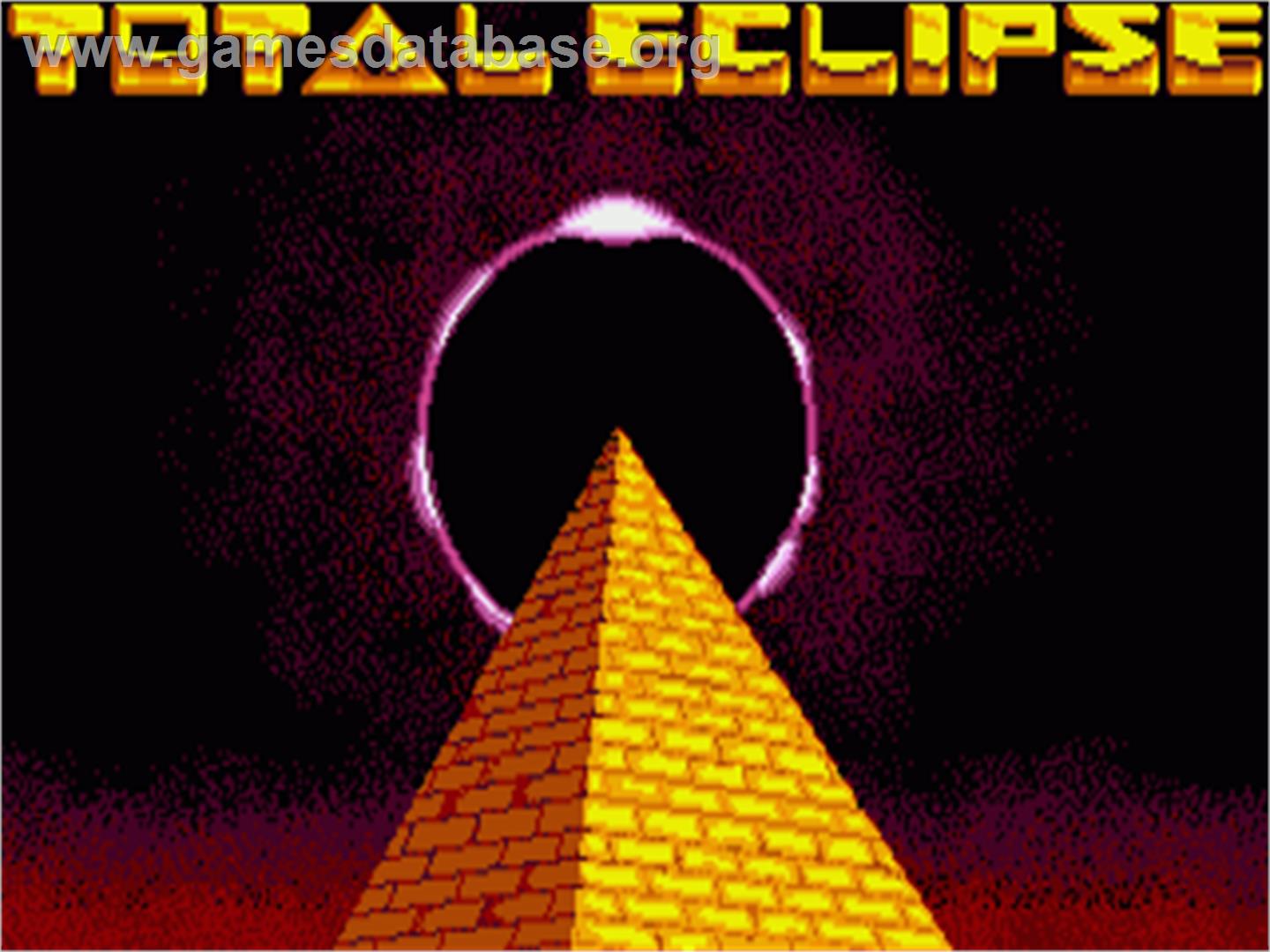 Total Eclipse - Commodore Amiga - Artwork - Title Screen