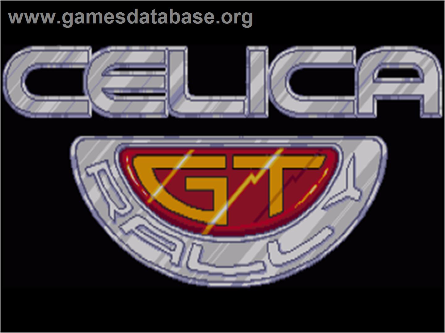 Toyota Celica GT Rally - Commodore Amiga - Artwork - Title Screen