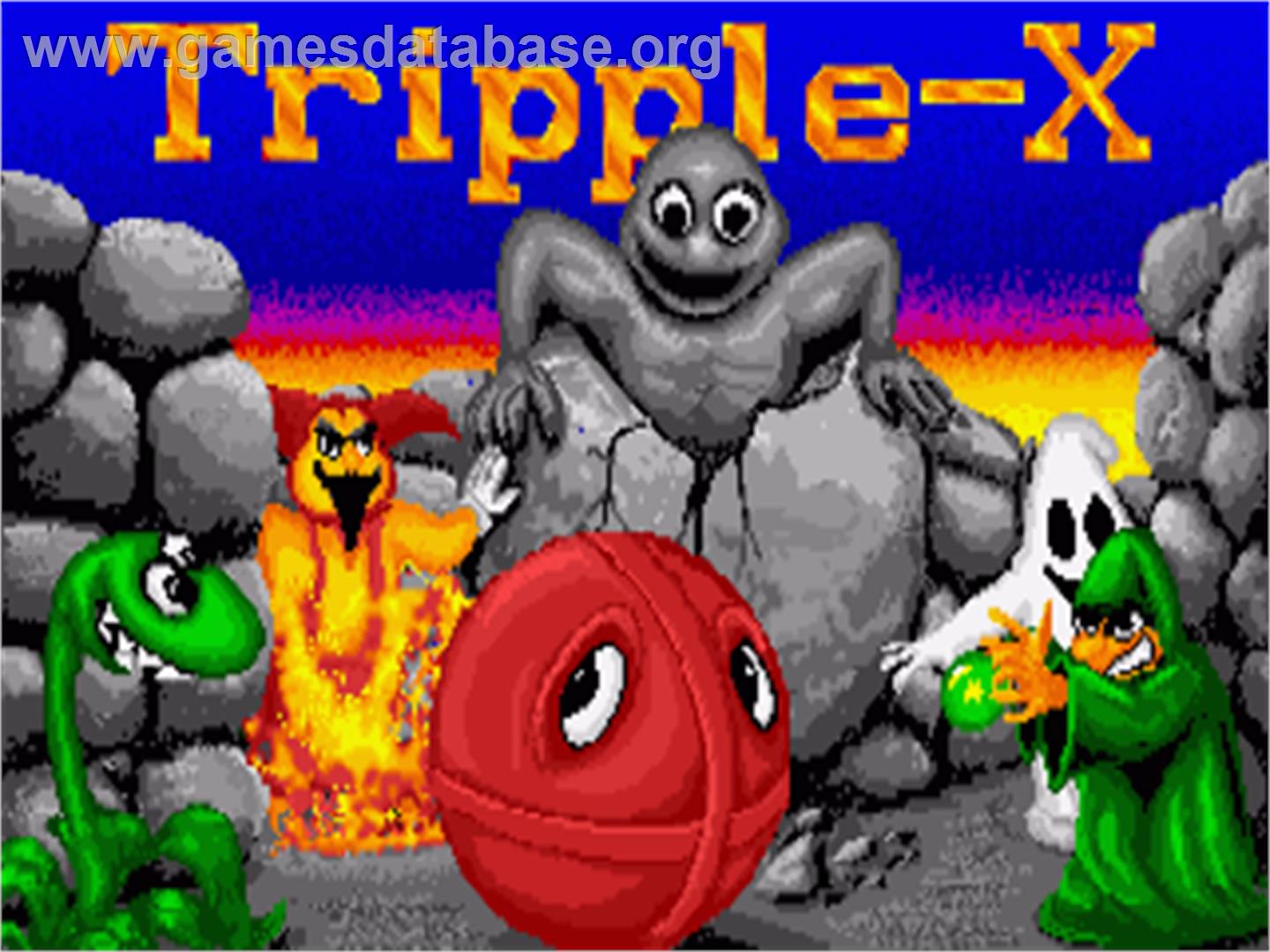 Triple X - Commodore Amiga - Artwork - Title Screen