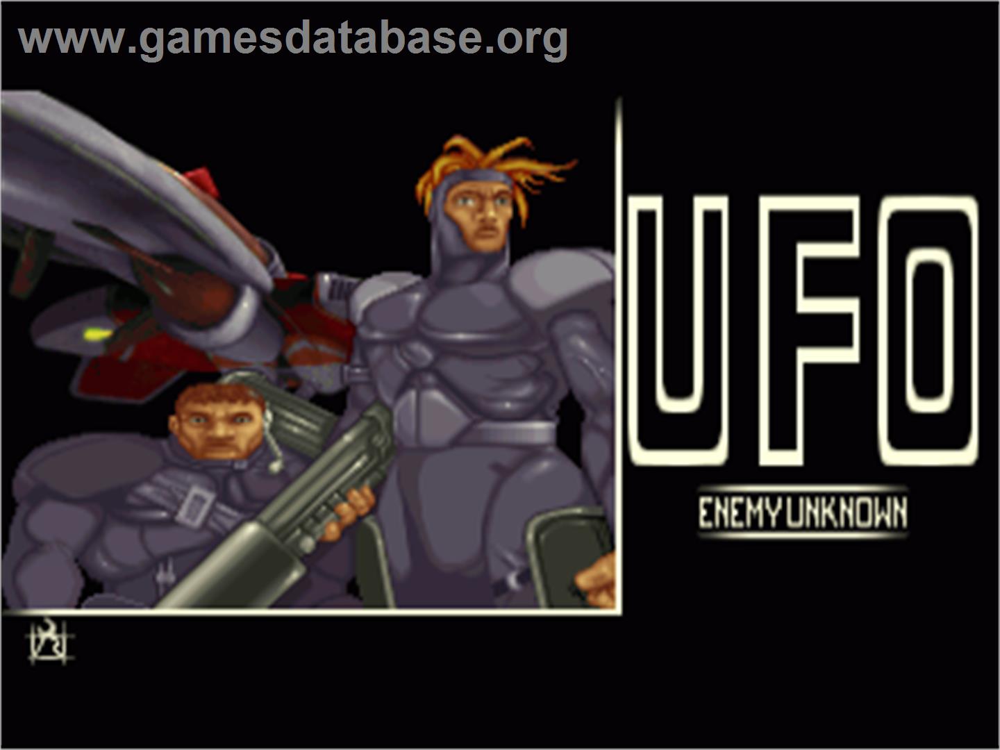 UFO - Enemy Unknown - Commodore Amiga - Artwork - Title Screen