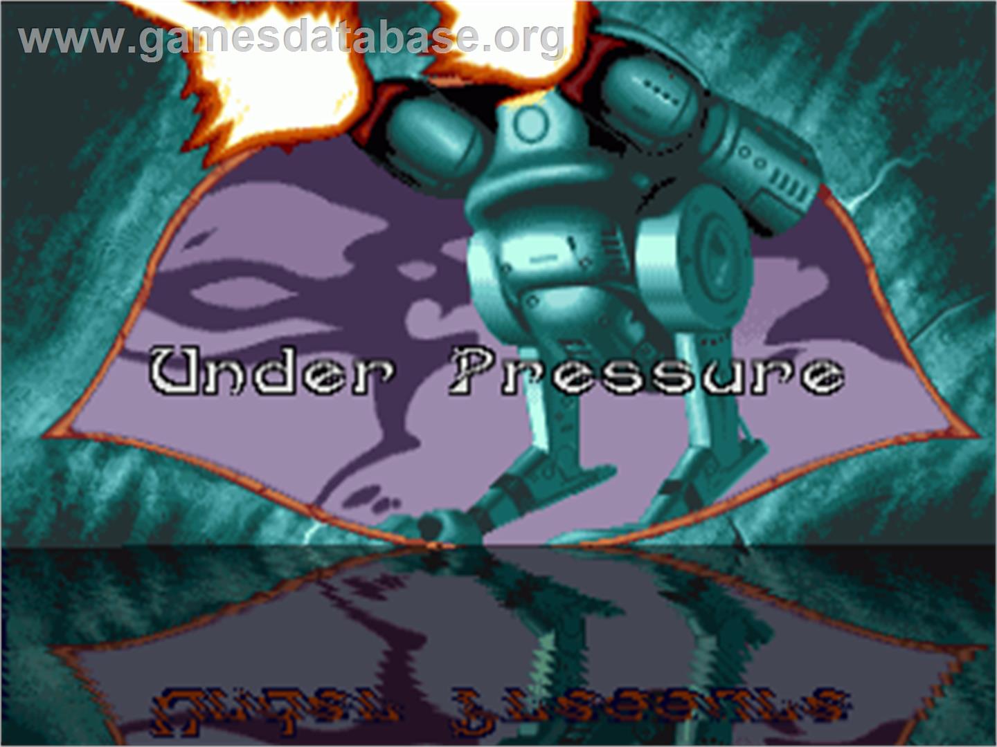 Under Pressure - Commodore Amiga - Artwork - Title Screen