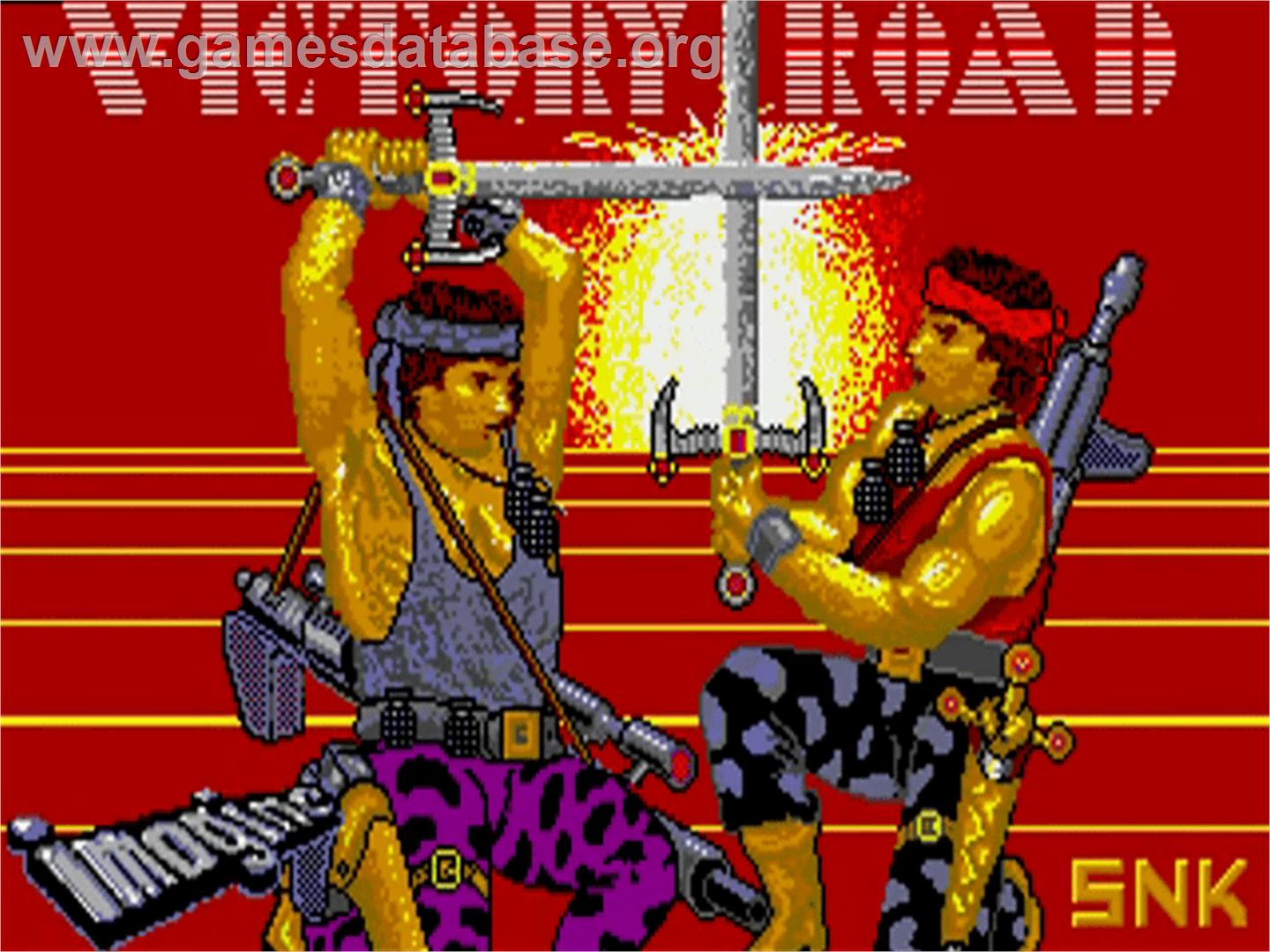 Victory Road - Commodore Amiga - Artwork - Title Screen