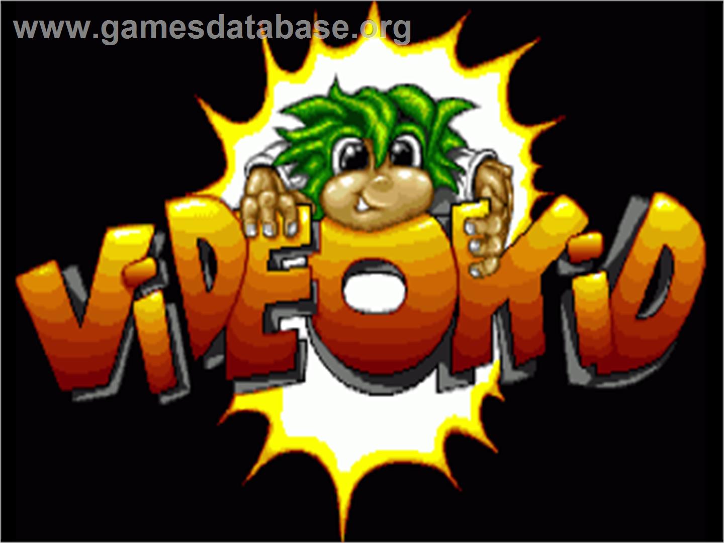 Videokid - Commodore Amiga - Artwork - Title Screen