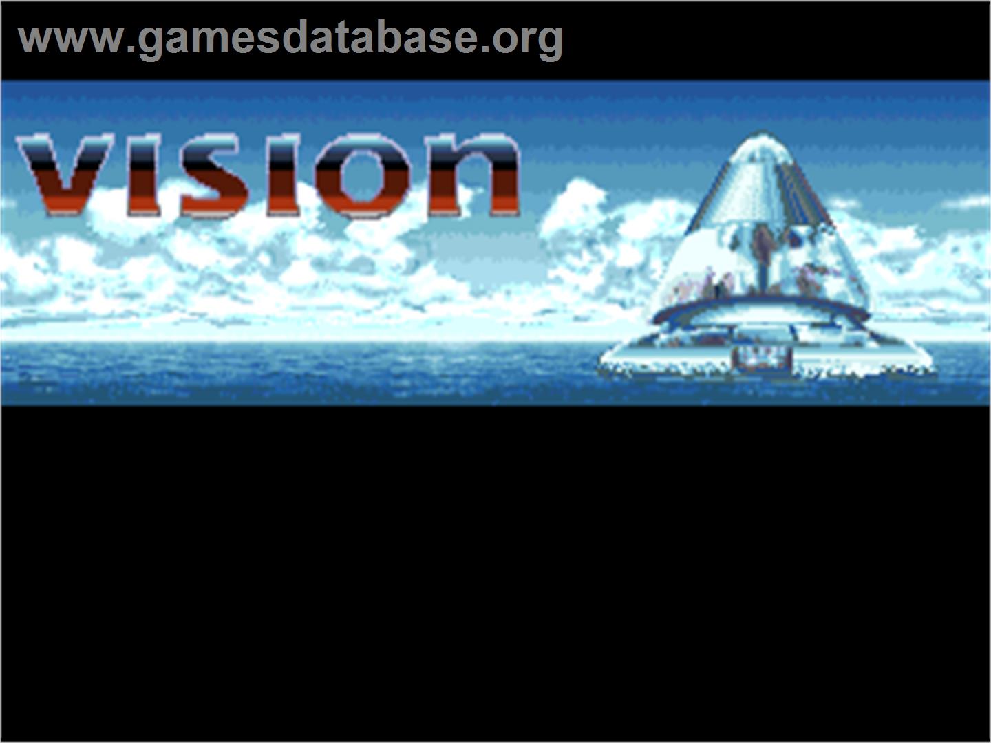 Vision - The 5 Dimension Utopia - Commodore Amiga - Artwork - Title Screen