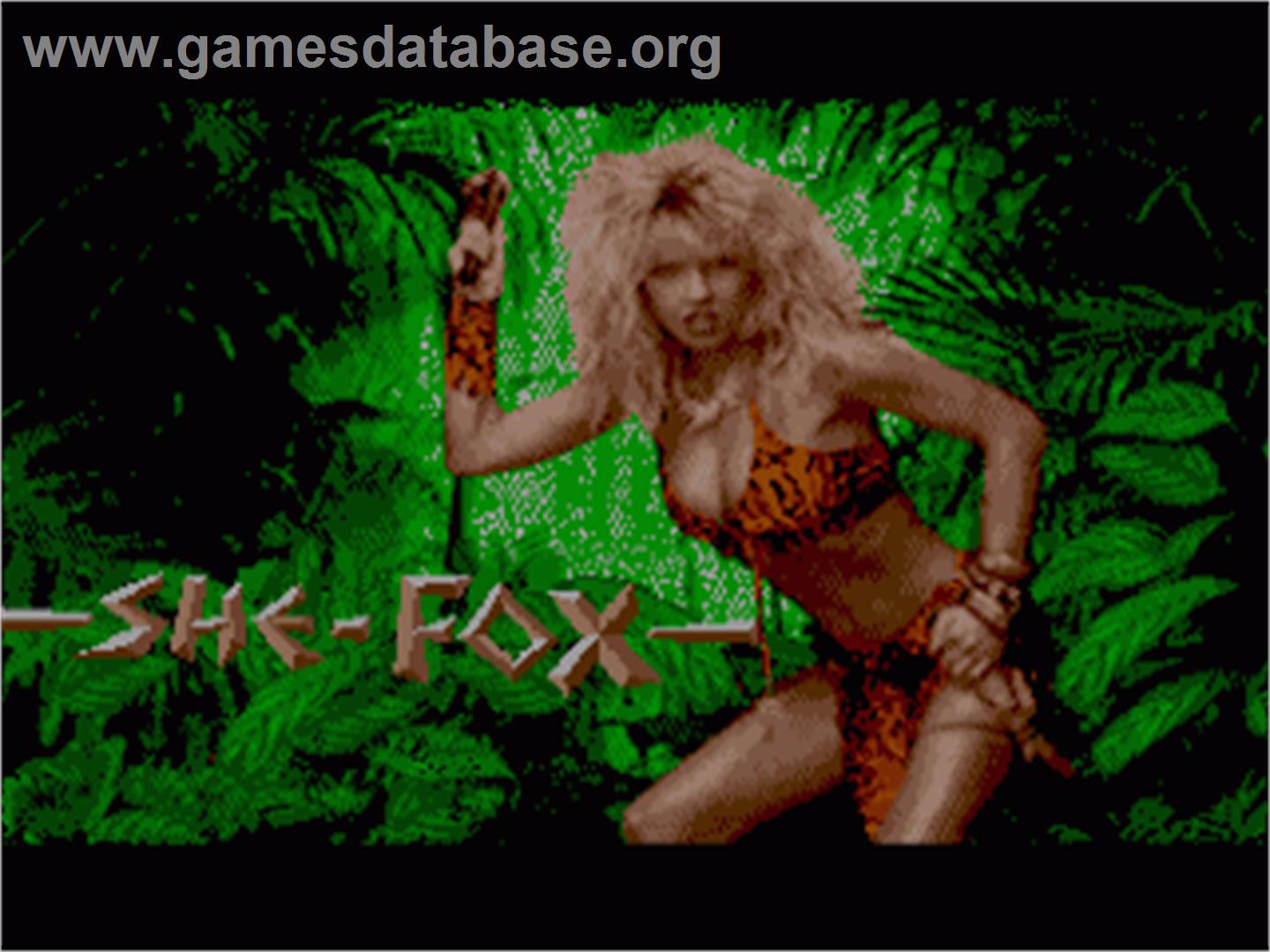 Vixen - Commodore Amiga - Artwork - Title Screen