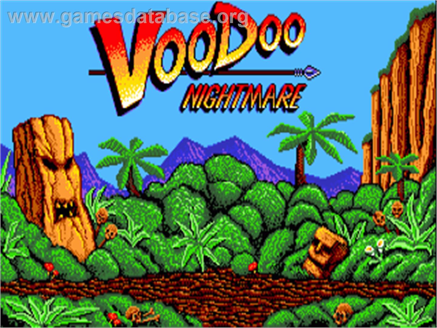 Voodoo Nightmare - Commodore Amiga - Artwork - Title Screen