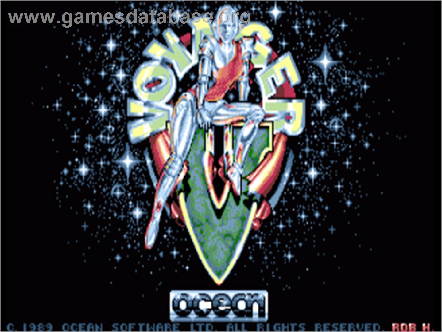 Voyager - Commodore Amiga - Artwork - Title Screen