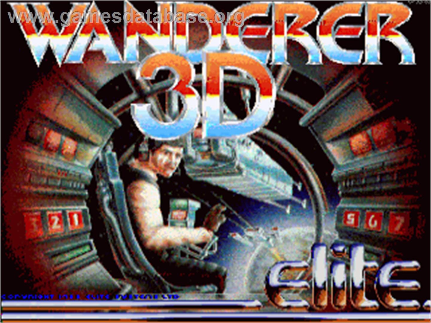 Wanderer 3d - Commodore Amiga - Artwork - Title Screen
