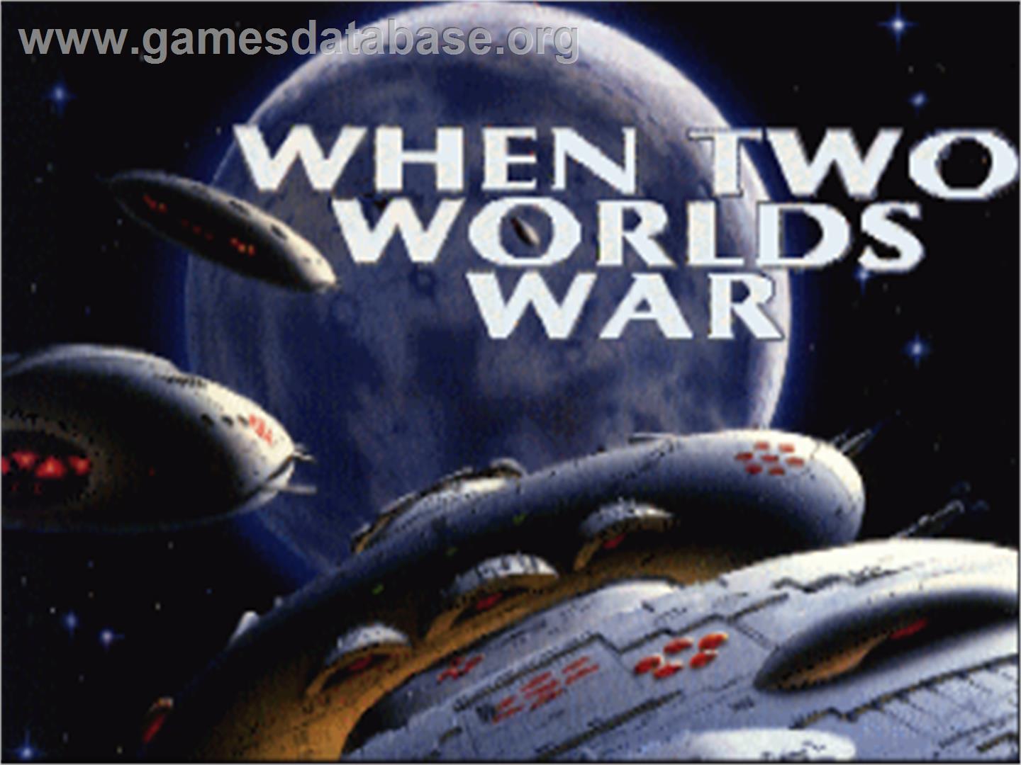 When Two Worlds War - Commodore Amiga - Artwork - Title Screen