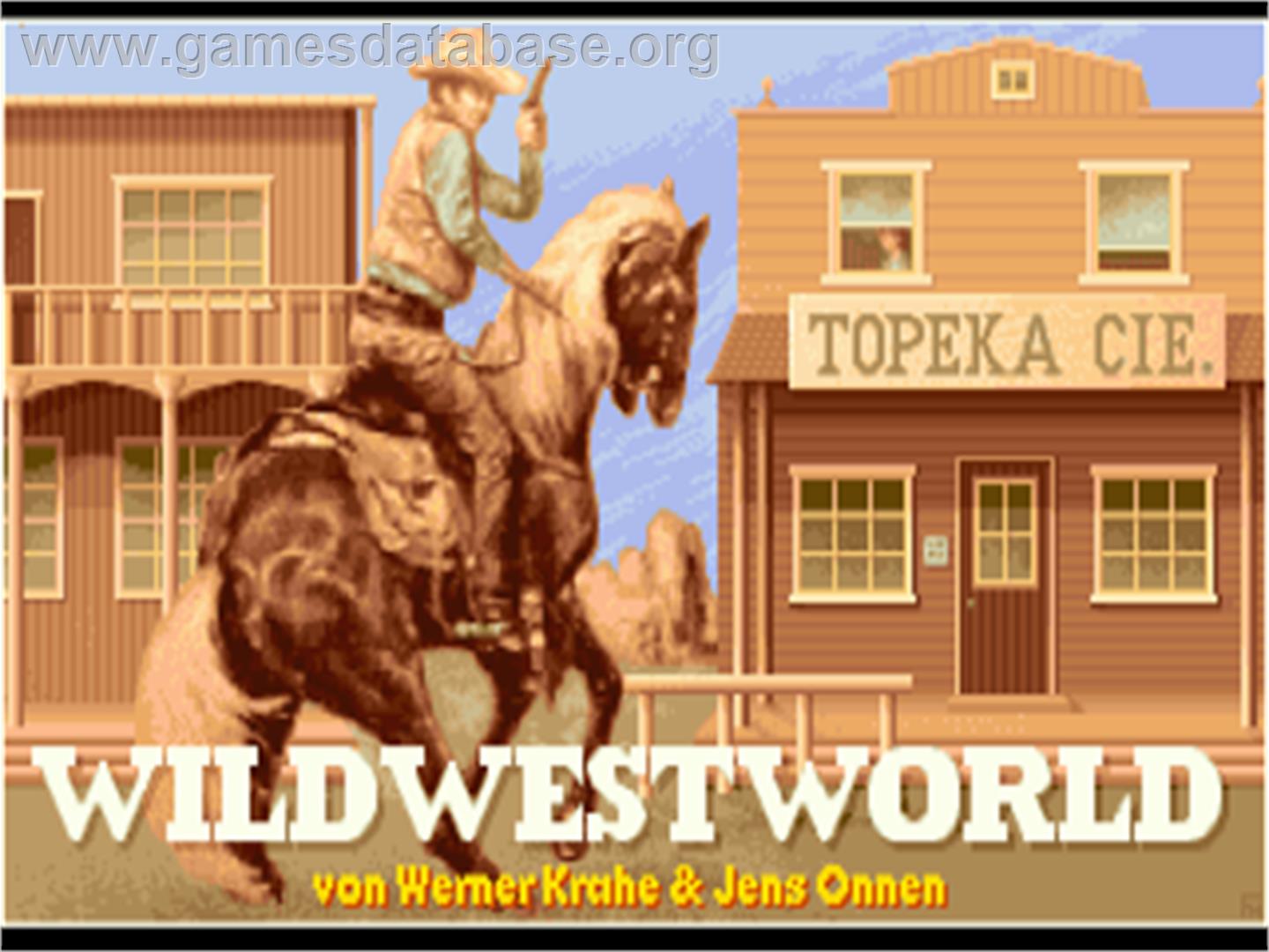 Wild West World - Commodore Amiga - Artwork - Title Screen