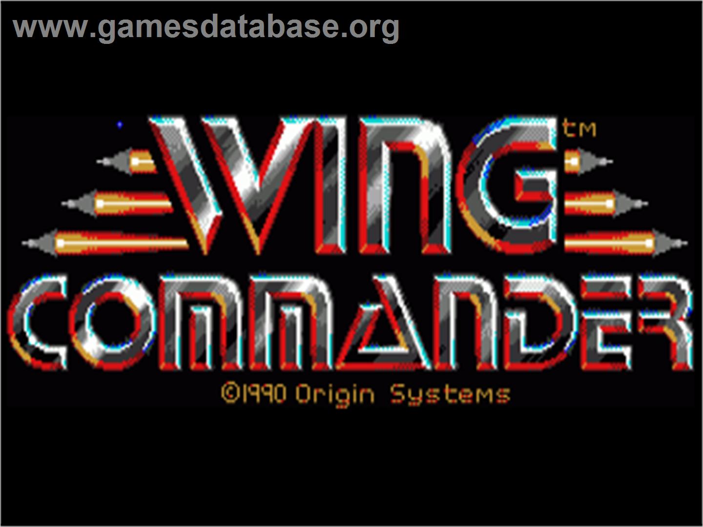 Wing Commander - Commodore Amiga - Artwork - Title Screen