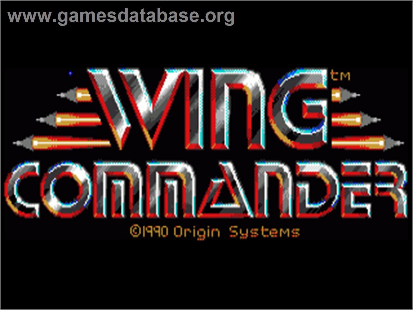 Wing Commander - Commodore Amiga - Artwork - Title Screen