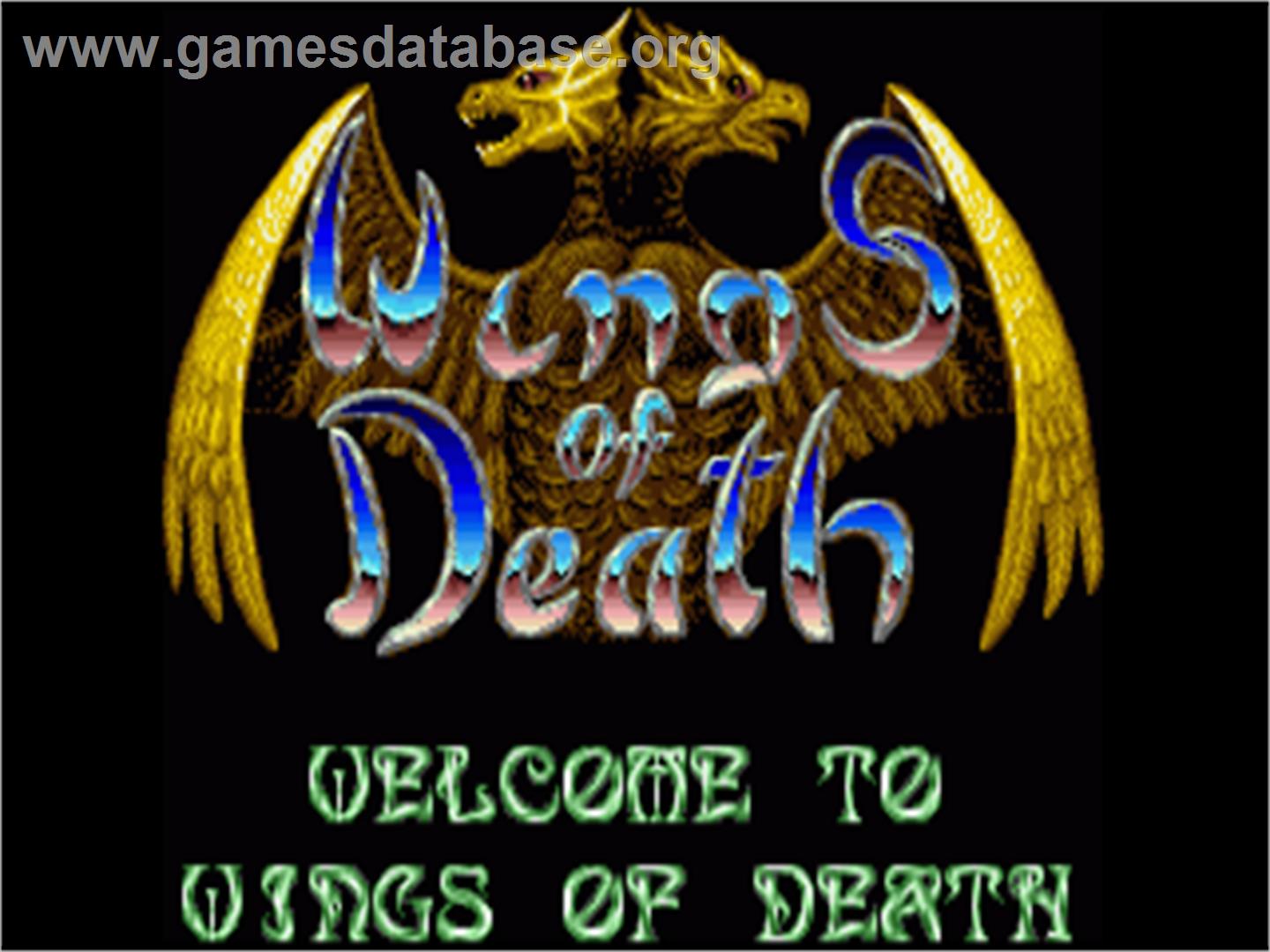 Wings Of Death - Commodore Amiga - Artwork - Title Screen