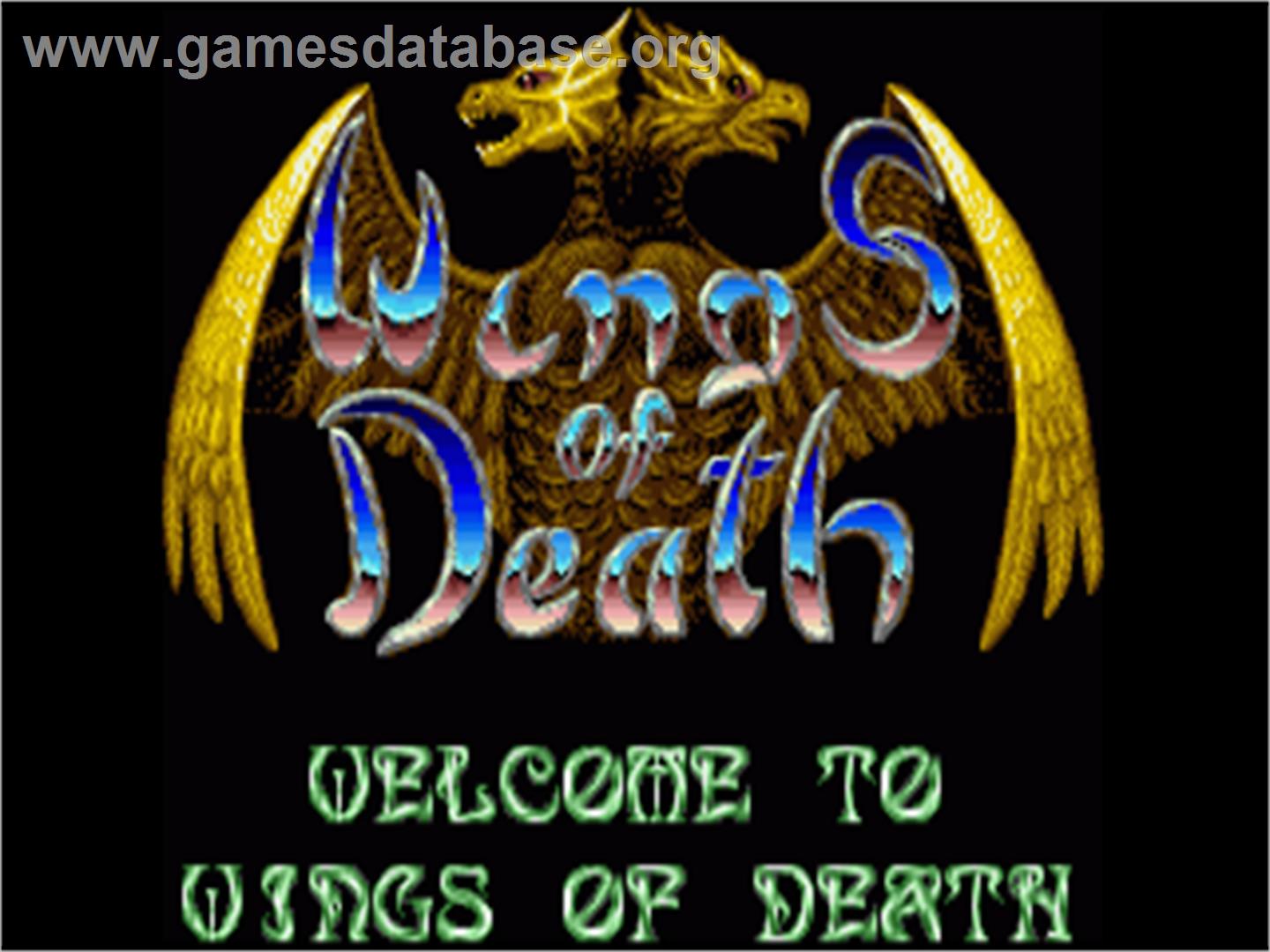 Wings of Death - Commodore Amiga - Artwork - Title Screen