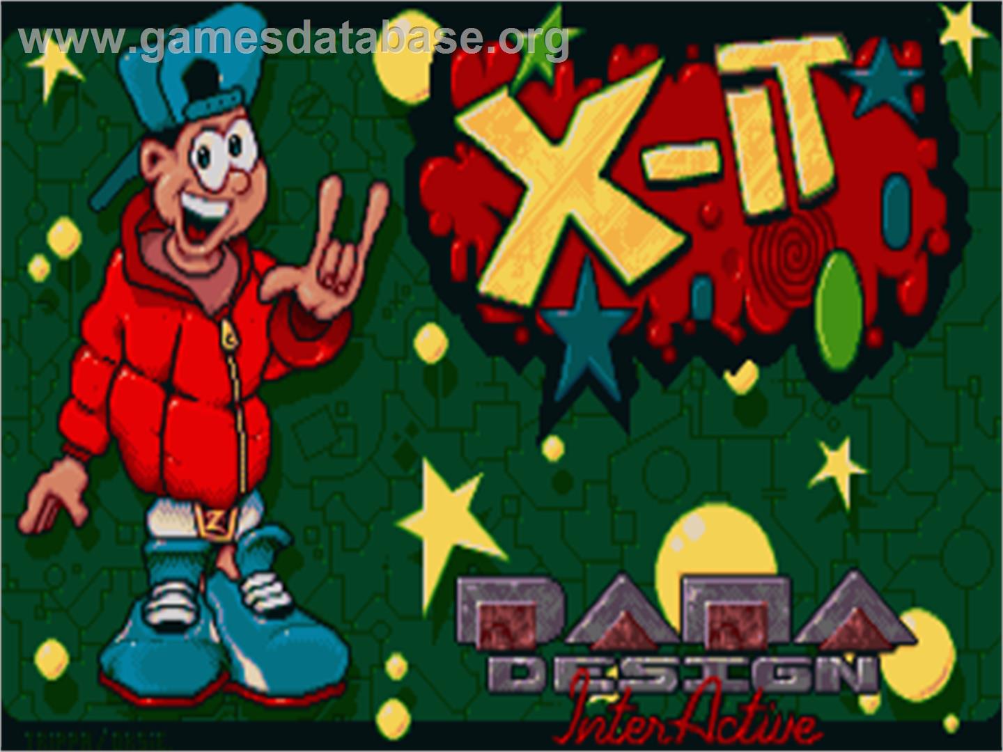X-It - Commodore Amiga - Artwork - Title Screen