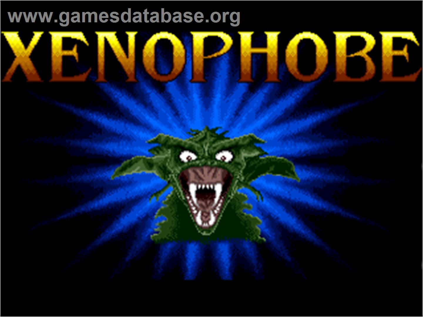 Xenophobe - Commodore Amiga - Artwork - Title Screen