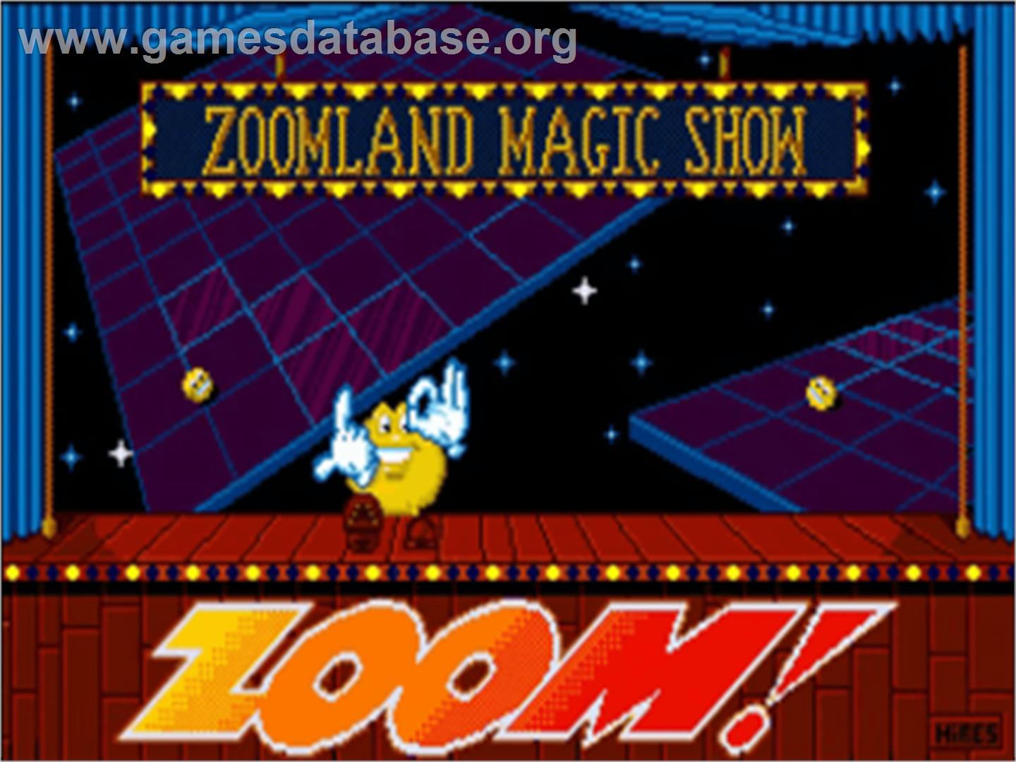 Zoom! - Commodore Amiga - Artwork - Title Screen