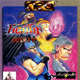 Box cover for Fightin' Spirit on the Commodore Amiga CD32.