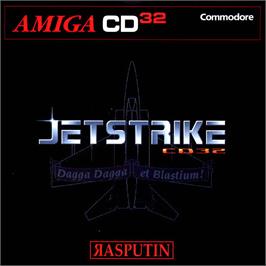 Box cover for Jet Strike on the Commodore Amiga CD32.