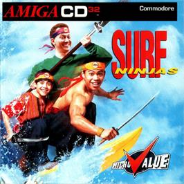 Box cover for Surf Ninjas on the Commodore Amiga CD32.