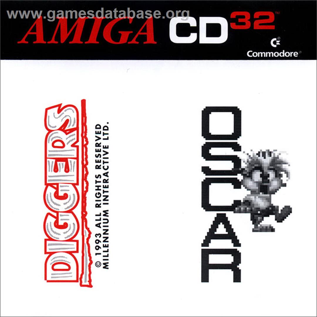 Diggers And Oscar - Commodore Amiga CD32 - Artwork - Box