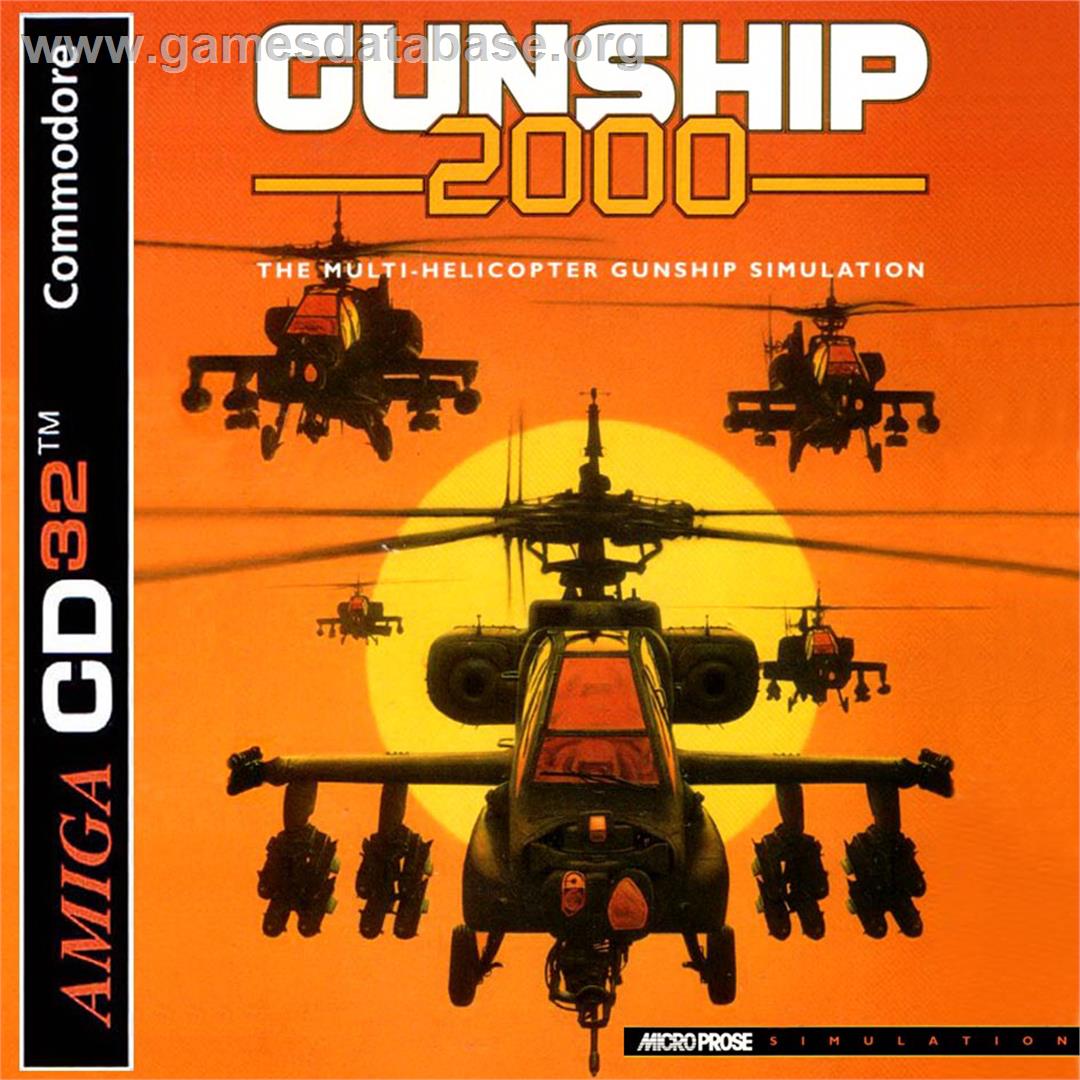 Gunship 2000 - Commodore Amiga CD32 - Artwork - Box