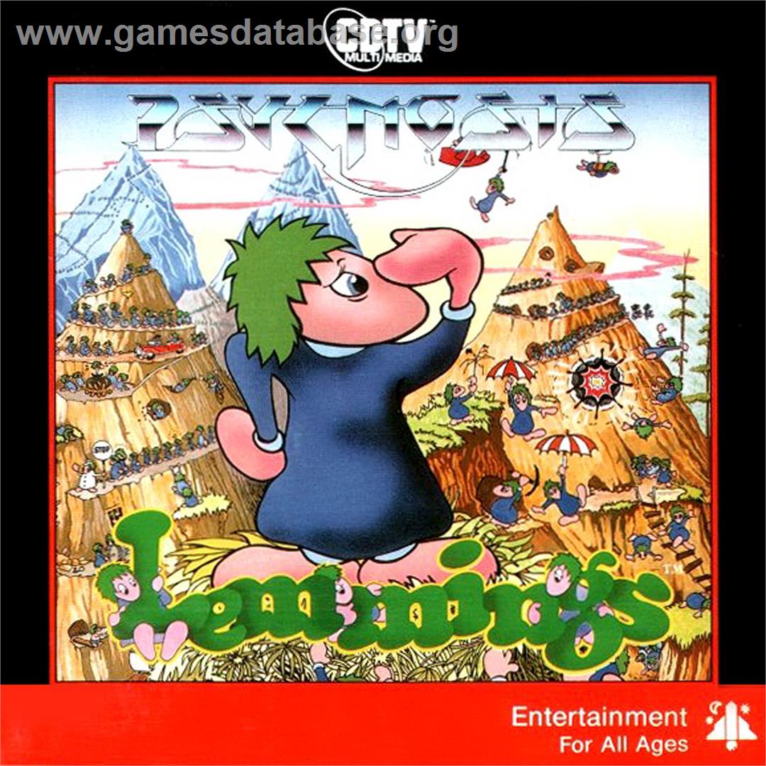 Lemmings - Commodore Amiga CD32 - Artwork - Box