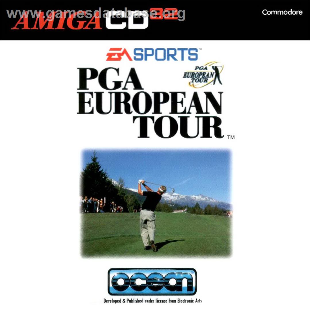 PGA European Tour - Commodore Amiga CD32 - Artwork - Box
