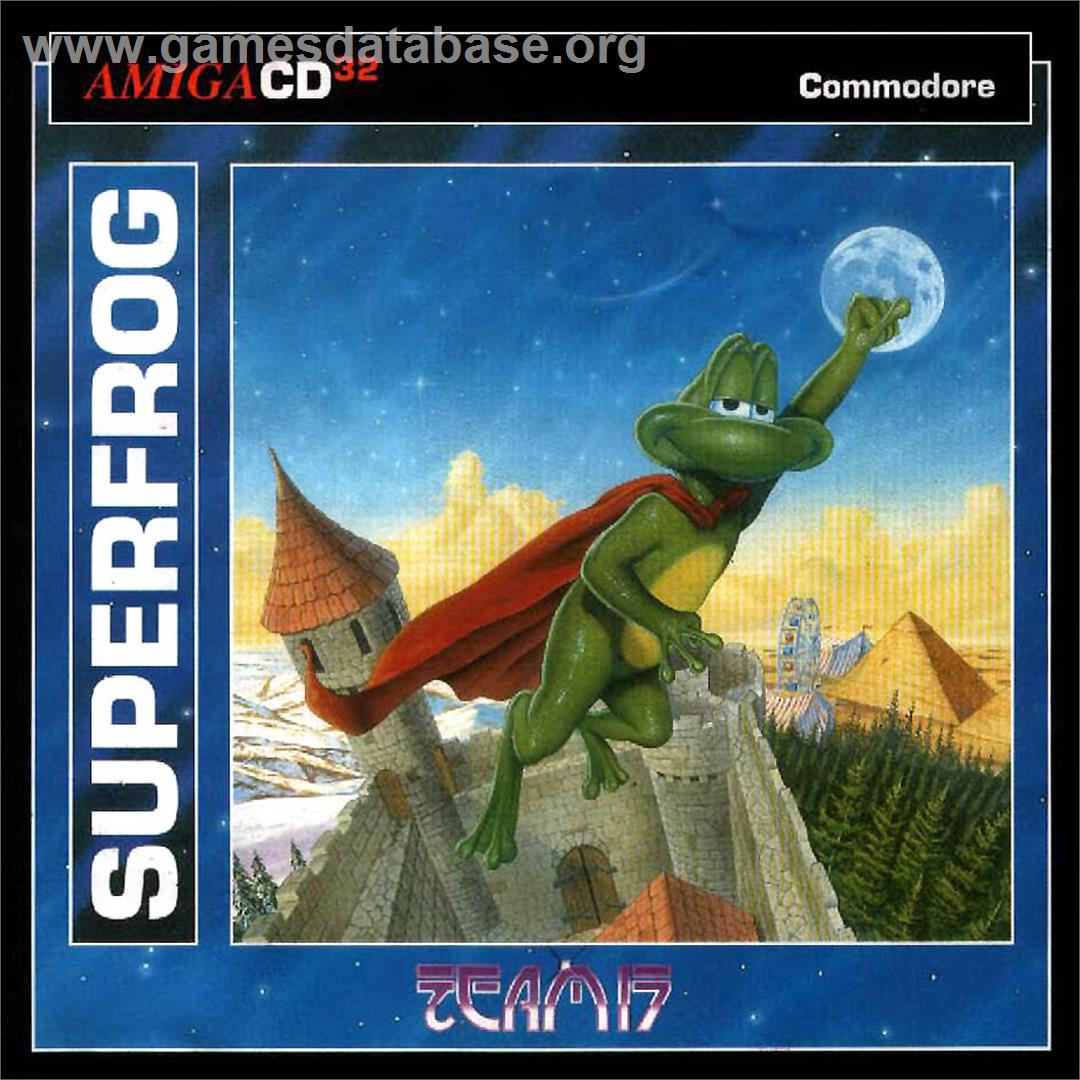 Super Frog - Commodore Amiga CD32 - Artwork - Box