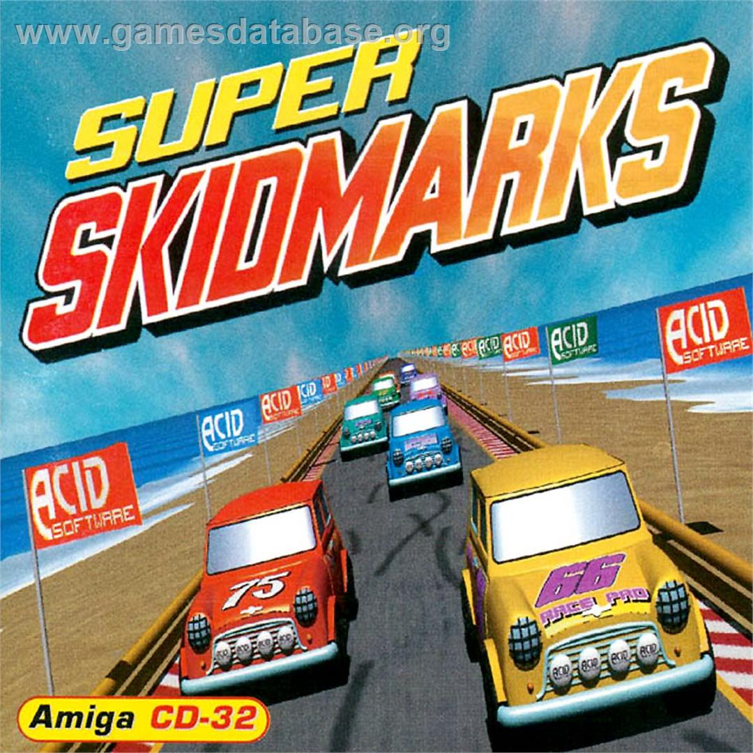 Super Skidmarks - Commodore Amiga CD32 - Artwork - Box