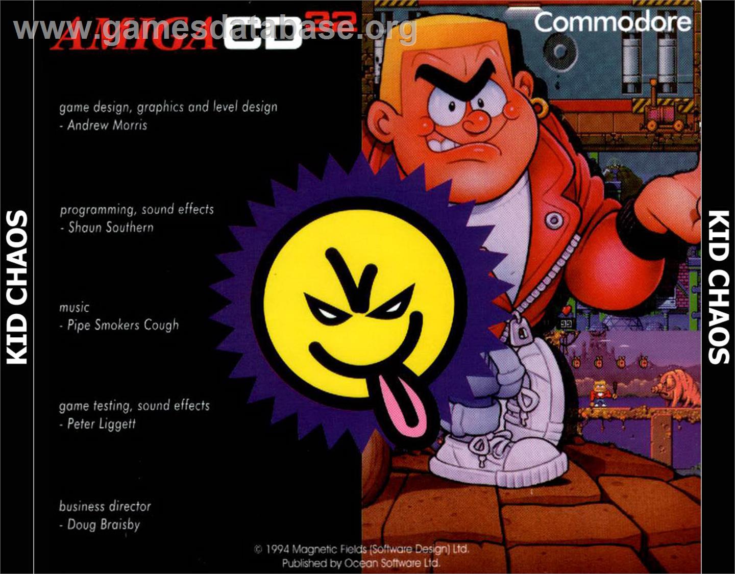 Kid Chaos - Commodore Amiga CD32 - Artwork - Box Back