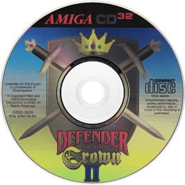 Artwork on the Disc for Defender Of The Crown 2 on the Commodore Amiga CD32.