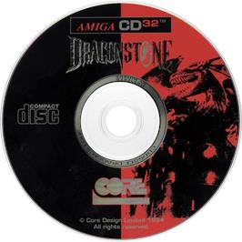 Artwork on the Disc for Dragonstone on the Commodore Amiga CD32.