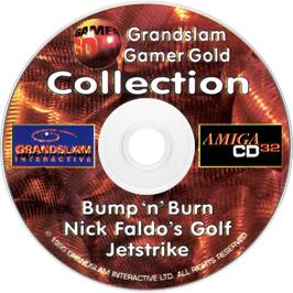 Artwork on the Disc for Grandslam Gamer Gold Collection on the Commodore Amiga CD32.